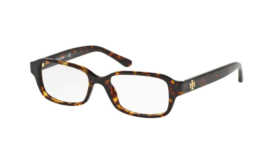 Tory Burch TY2070 Eyeglass Frames 1378-48 - Dark Tortoise Frame