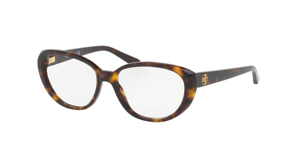 Tory Burch TY2078 Eyeglass Frames 1378-52 - Dark Tortoise Frame