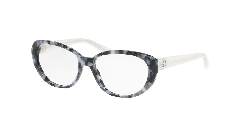 Tory Burch TY2078 Eyeglass Frames 1685-52 - Black Pearl Tort Frame