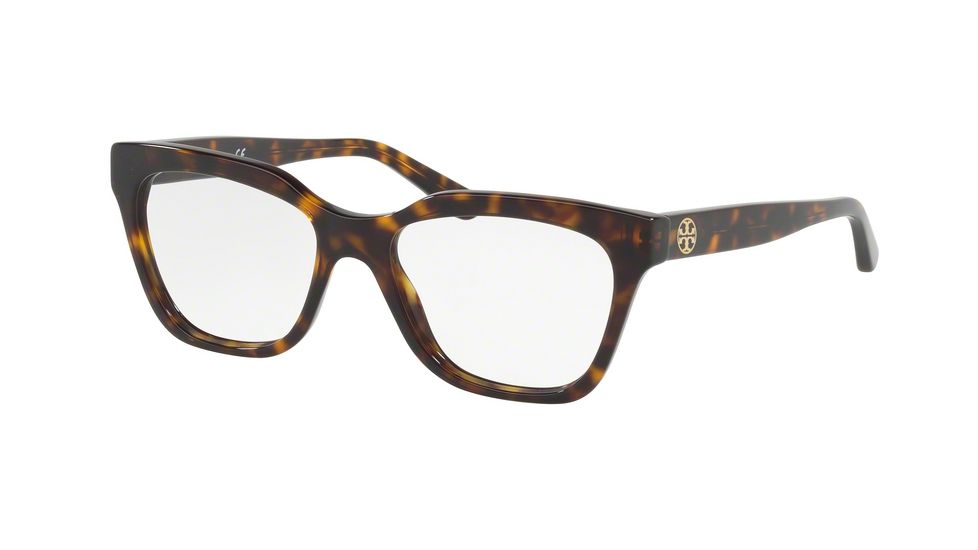 Tory Burch TY2081 Eyeglass Frames 1378-50 - Dark Tortoise Frame