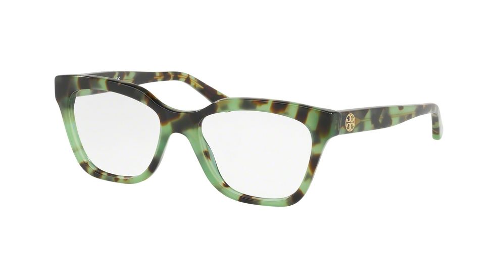 Tory Burch TY2081 Eyeglass Frames 1703-50 - Green Tortoise Frame