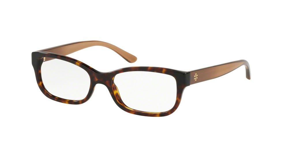 Tory Burch TY2087 Bifocal Prescription Eyeglasses, 51mm, Dark Tortoise, TY2087-1728-51-BI