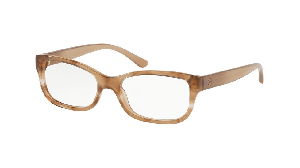 Tory Burch TY2087 Bifocal Prescription Eyeglasses, 53mm, Smoke Horn, TY2087-1747-53-BI