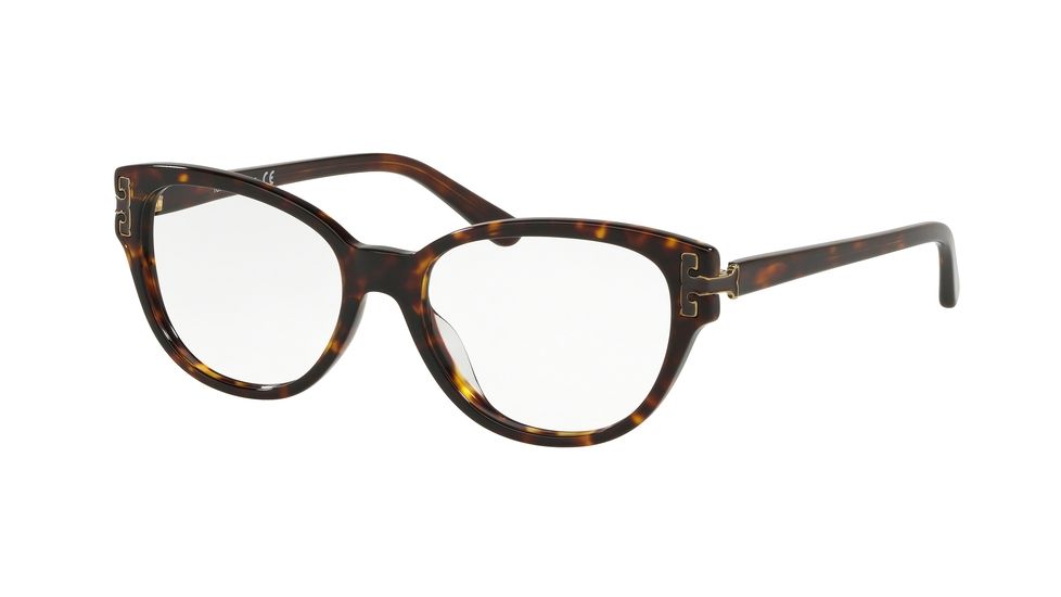 Tory Burch TY2092U Eyeglass Frames 1728-52 - Dark Havana Frame