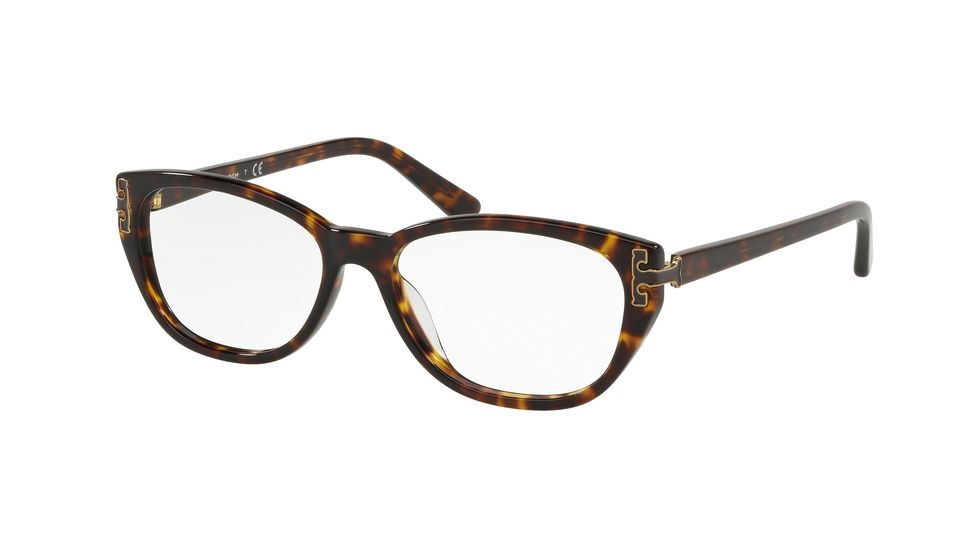 Tory Burch TY2093U Eyeglass Frames 1728-52 - Dark Havana Frame