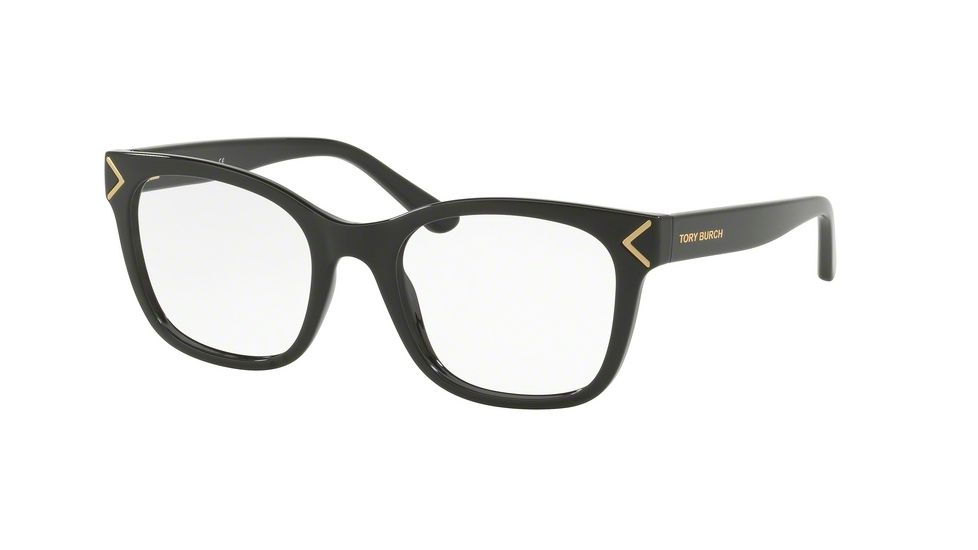 Tory Burch TY4003 Single Vision Prescription Eyeglasses 1377-49 - Black Frame