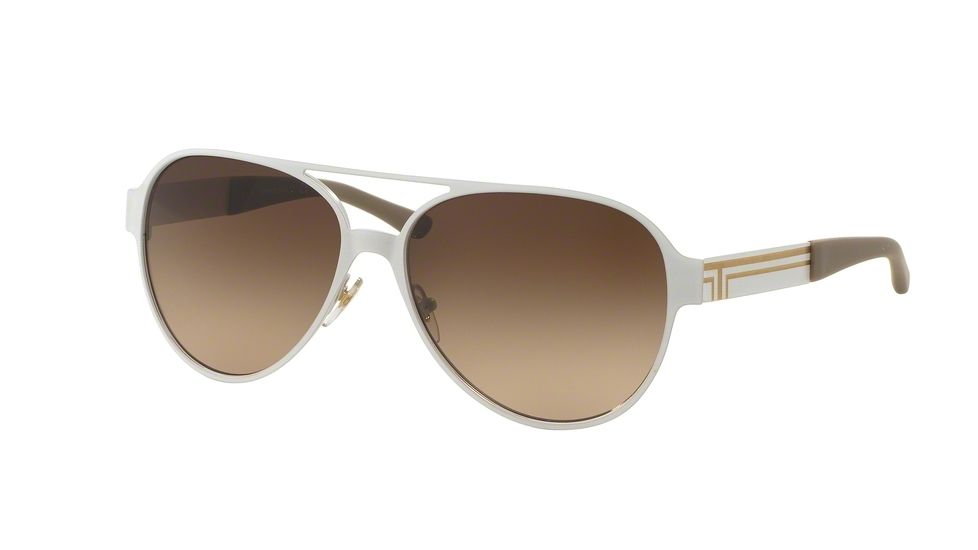 Tory Burch TY6044 Bifocal Prescription Sunglasses TY6044-311913-59 - Lens Diameter 59 mm, Frame Color Matte White