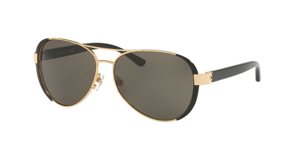 Tory Burch TY6052 Bifocal Prescription Sunglasses TY6052-31333-60 - Lens Diameter 60 mm, Frame Color Gold / Black