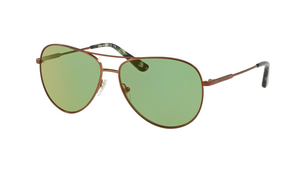 Tory Burch TY6063 Prescription Sunglasses TY6063-3141C7-59 - Lens Diameter 59 mm, Frame Color Matte Bronze