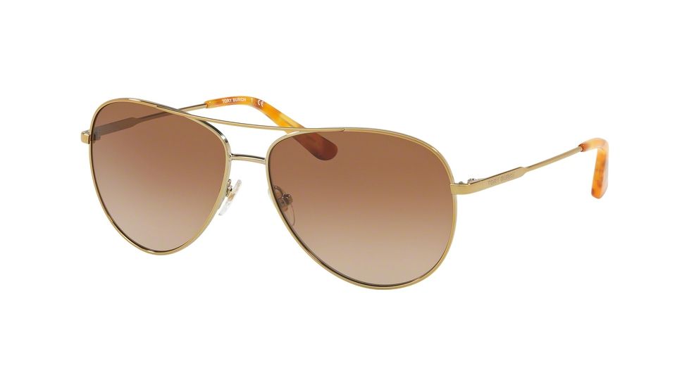 Tory Burch TY6063 Prescription Sunglasses, 59mm, Gold, TY6063-316013-59-SV