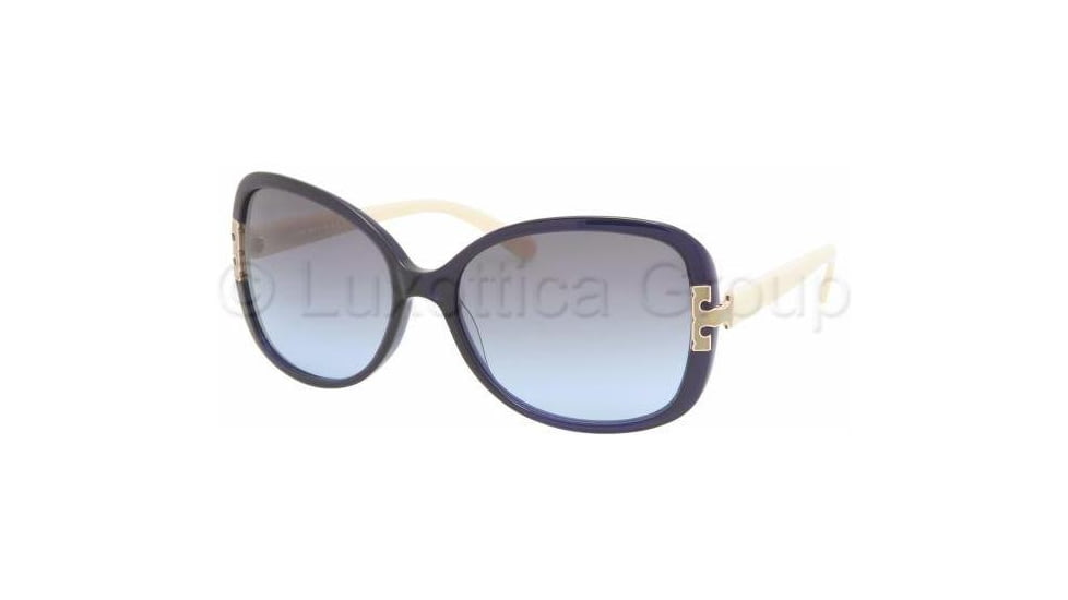 Tory Burch TY7022 TY7022 Sunglasses 937/17-5917 - Navy Cream Grey Blue Gradient