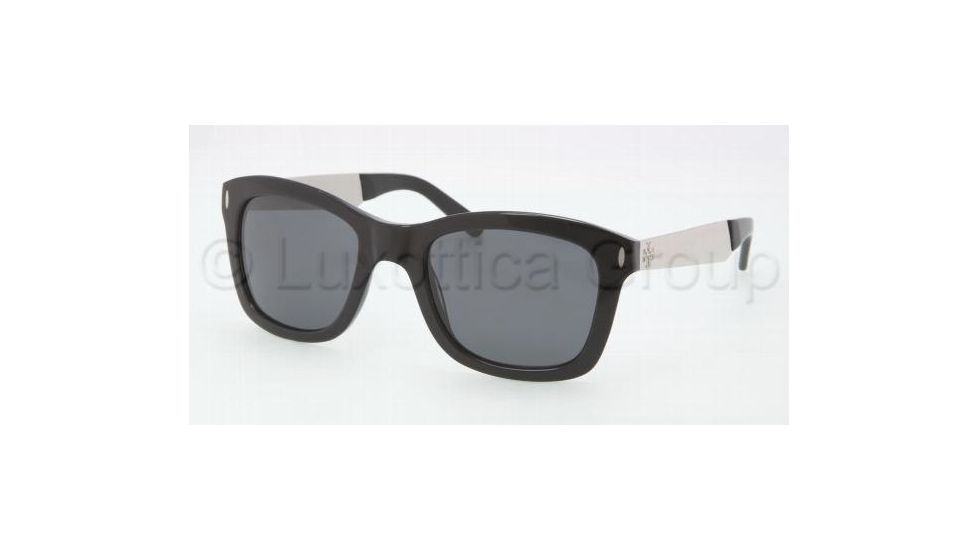 Tory Burch TY7042 TY7042 Single Vision Prescription Sunglasses TY7042-501-87-5221 - Lens Diameter 52 mm, Frame Color Black