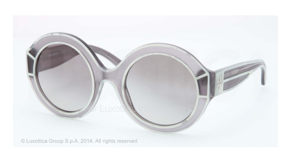 Tory Burch TY7068 Progressive Prescription Sunglasses TY7068-129311-52 - Lens Diameter 52 mm, Frame Color Green Pealized/matte Grey