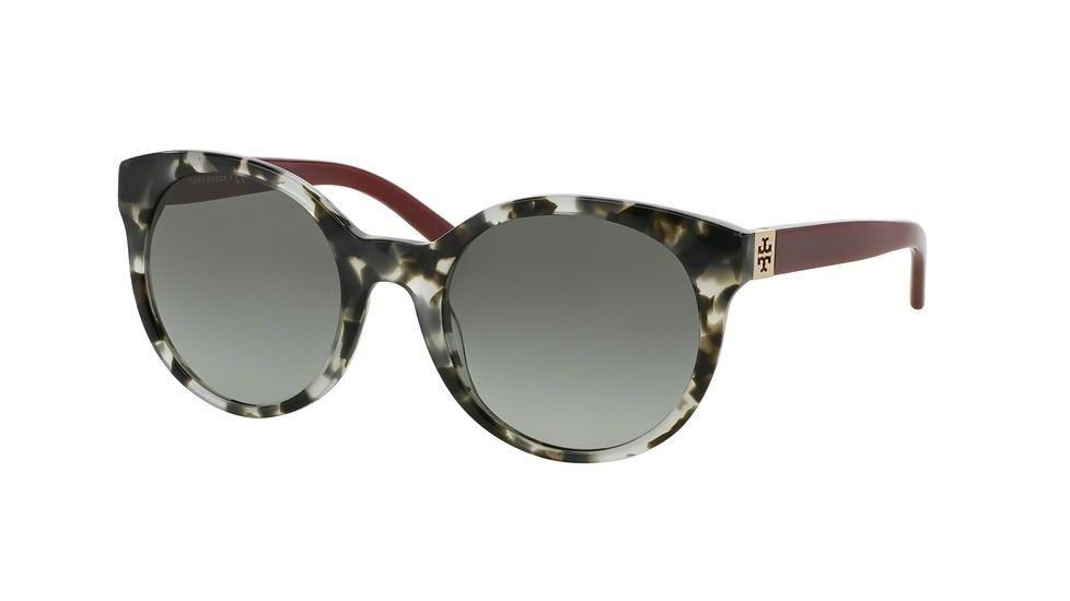 Tory Burch TY7079 TY7079 Sunglasses 139411-54 - Grey Tort/milky Cabernet Frame, Grey Gradient Lenses