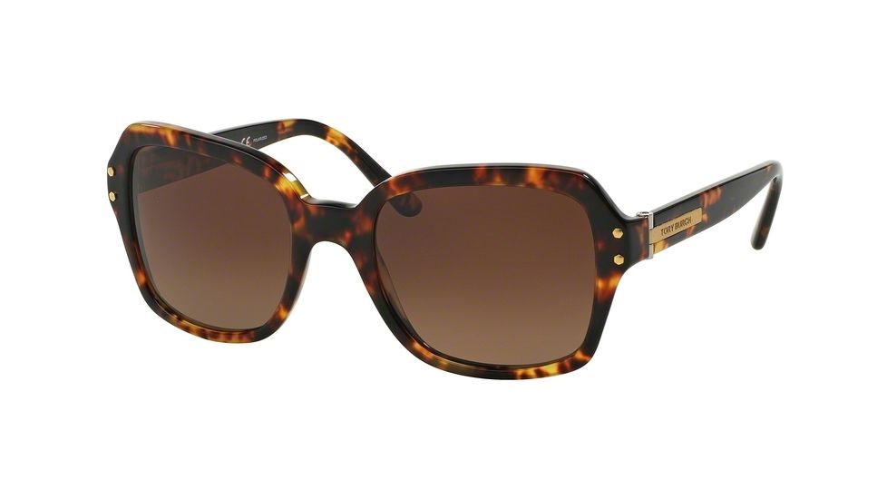 Tory Burch TY7082 Progressive Prescription Sunglasses TY7082-1481T5-55 - Lens Diameter 55 mm, Frame Color Spotty Vintage Tort