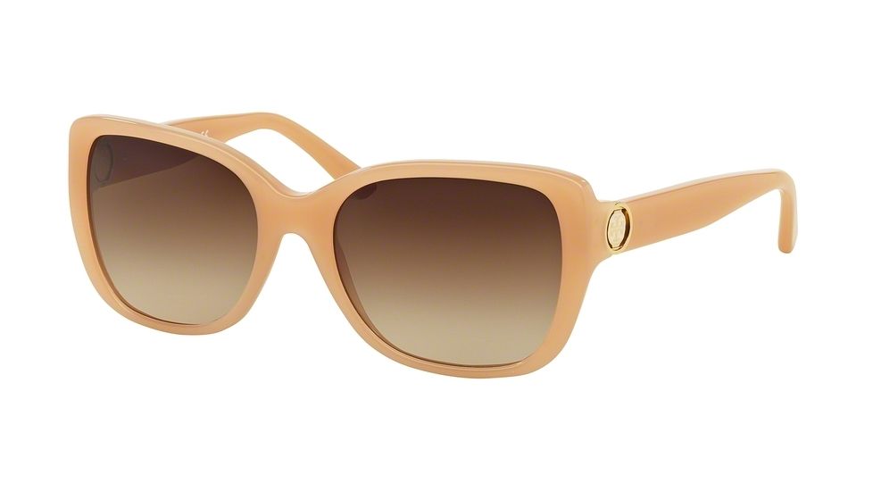Tory Burch TY7086A Sunglasses 128213-55 - Blush Frame, Smoke Gradient Lenses