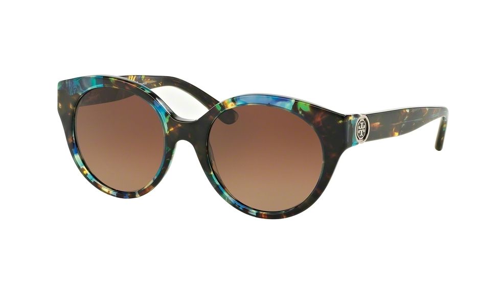 Tory Burch TY7087 Bifocal Prescription Sunglasses TY7087-3145T5-52 - Lens Diameter 52 mm, Frame Color Blue Brown Tort