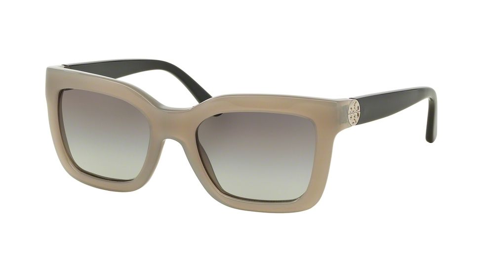 Tory Burch TY7089 Single Vision Prescription Sunglasses TY7089-152911-53 - Lens Diameter 53 mm, Frame Color Milky Grey/dark Grey