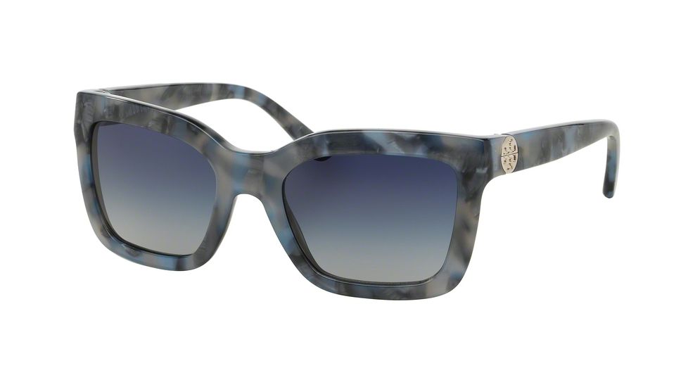 Tory Burch TY7089 Single Vision Prescription Sunglasses TY7089-31504L-53 - Lens Diameter 53 mm, Frame Color Blue Granite
