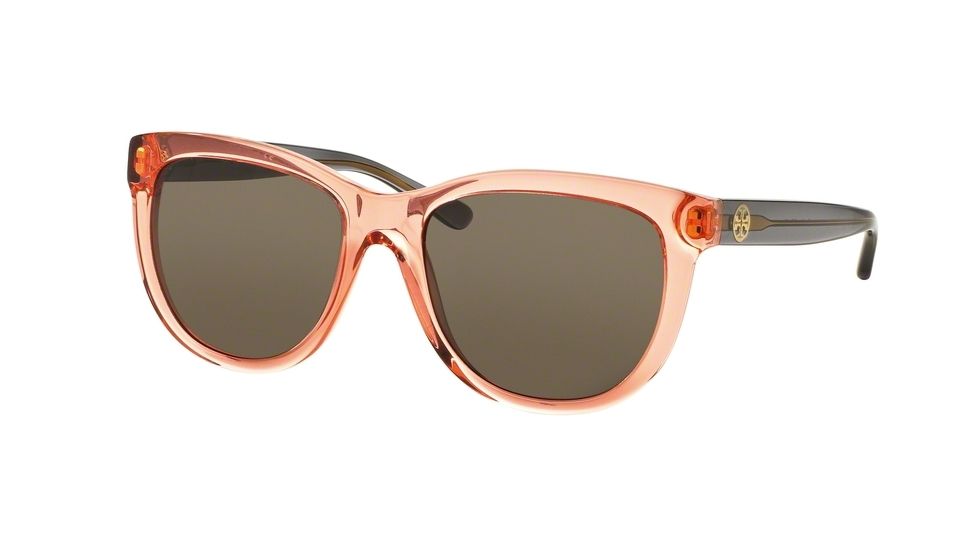 Tory Burch TY7091 Bifocal Prescription Sunglasses TY7091-15463-55 - Lens Diameter 55 mm, Frame Color Crystal Poppy/charcoal