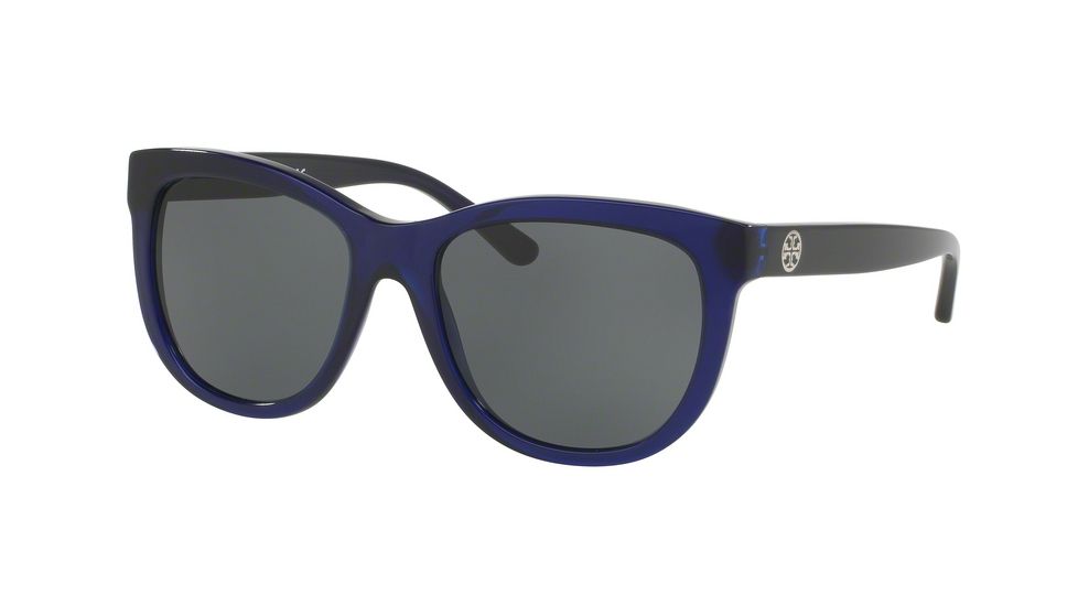 Tory Burch TY7091 Bifocal Prescription Sunglasses TY7091-156587-55 - Lens Diameter 55 mm, Frame Color Navy Translucent