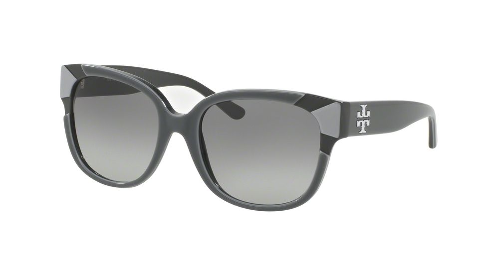 Tory Burch TY7096 Bifocal Prescription Sunglasses TY7096-160011-55 - Lens Diameter 55 mm, Frame Color Med Grey/grey/dk Grey
