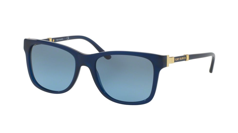 Tory Burch TY7109 Sunglasses 16568F-55 - Navy Frame, Blue Gradient Lenses