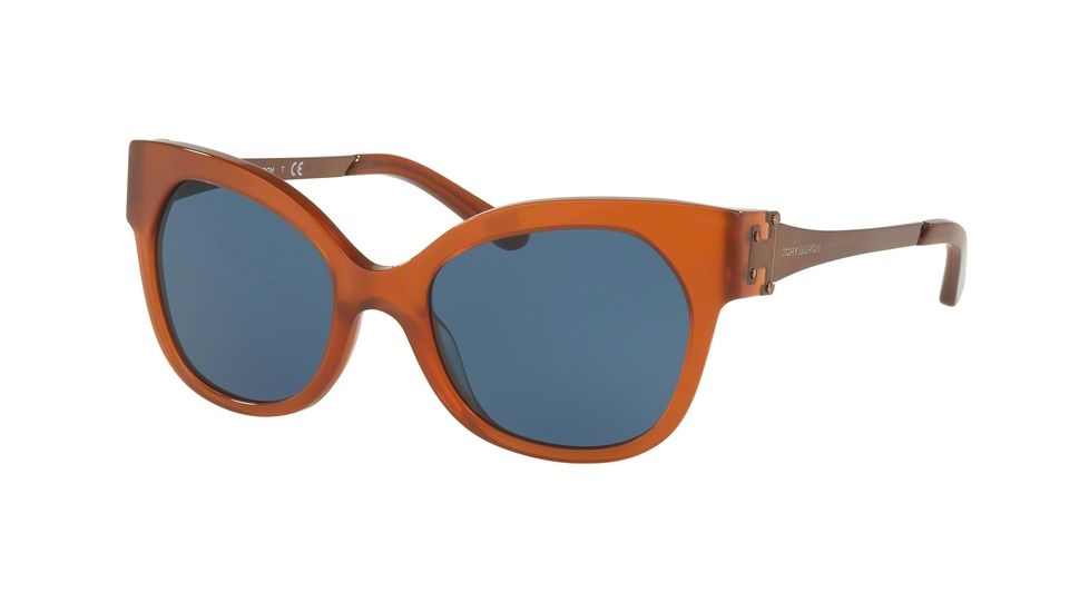 Tory Burch TY7111 Bifocal Prescription Sunglasses TY7111-167880-52 - Lens Diameter 52 mm, Frame Color Milky Amber