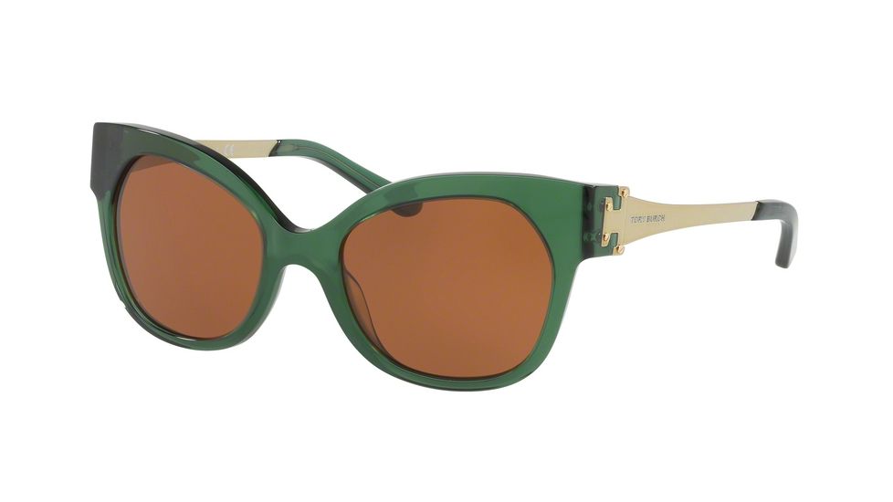Tory Burch TY7111 Bifocal Prescription Sunglasses TY7111-167973-52 - Lens Diameter 52 mm, Frame Color Bottle Green