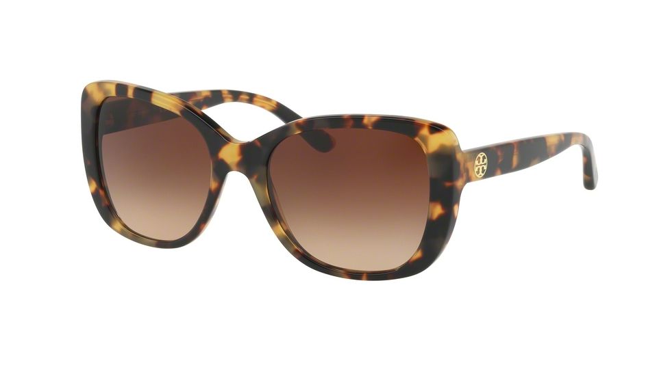 Tory Burch TY7114 Single Vision Prescription Sunglasses TY7114-149974-53 - Lens Diameter 53 mm, Frame Color Tokyo Tortoise