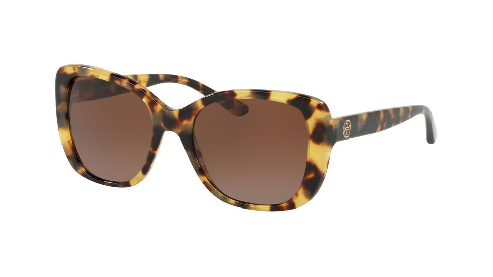 Tory Burch TY7114 Single Vision Prescription Sunglasses, 53mm, Tokyo Tort, TY7114-1706T5-53-SV