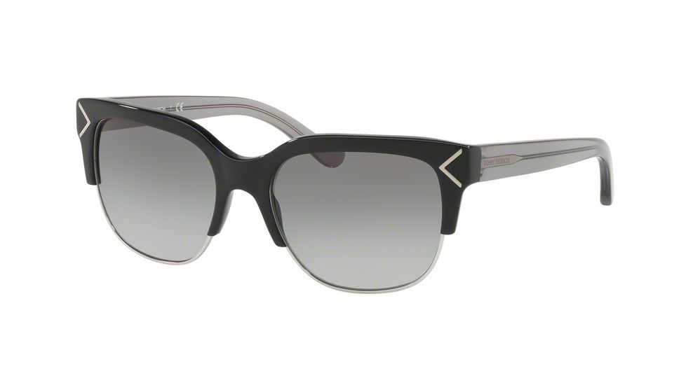 Tory Burch TY7117 Bifocal Prescription Sunglasses TY7117-171911-55 - Lens Diameter 55 mm, Frame Color Black/Silver