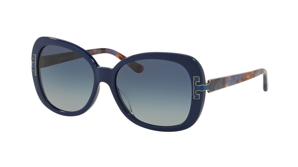 Tory Burch TY7133U Prescription Sunglasses, 57mm, Navy, TY7133U-17104L-57-SV