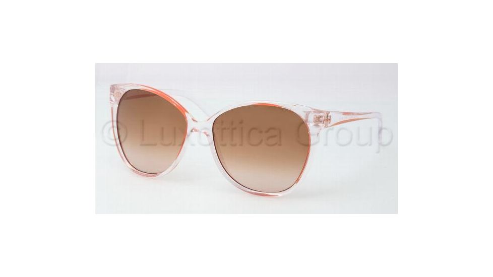 Tory Burch TY9012 Sunglasses 105413-5815 - Clear Orange Frame, Brown Gradient Lenses