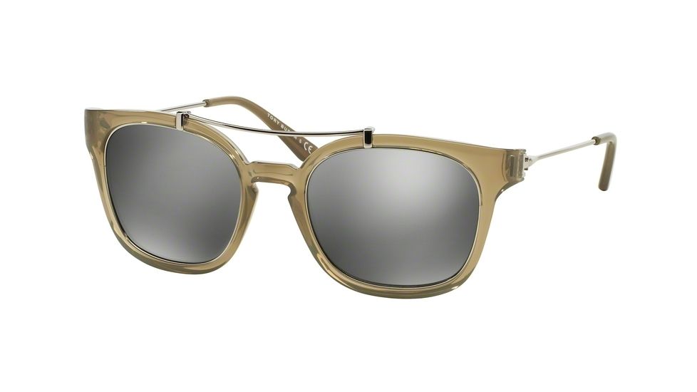 Tory Burch TY9038 TY9038 Bifocal Prescription Sunglasses TY9038-14016G-51 - Lens Diameter 51 mm, Frame Color Milky Cumin/silver