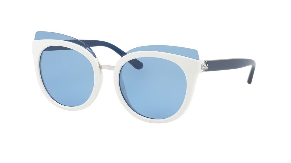 Tory Burch TY9049 Single Vision Prescription Sunglasses TY9049-166272-53 - Lens Diameter 53 mm, Frame Color Ivory