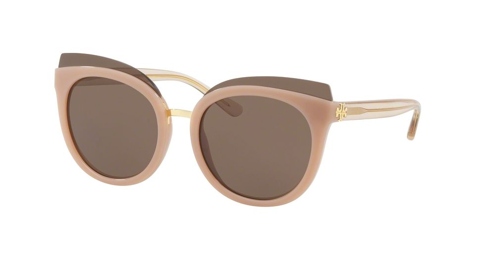 Tory Burch TY9049 Single Vision Prescription Sunglasses TY9049-166373-53 - Lens Diameter 53 mm, Frame Color Blush