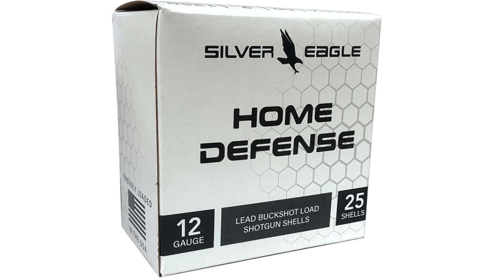 TR Imports Silver Eagle 12 Gauge 2 3/4in Centerfire Shotgun Buckshot Ammo, 25 Rounds, SE1200BS25PK