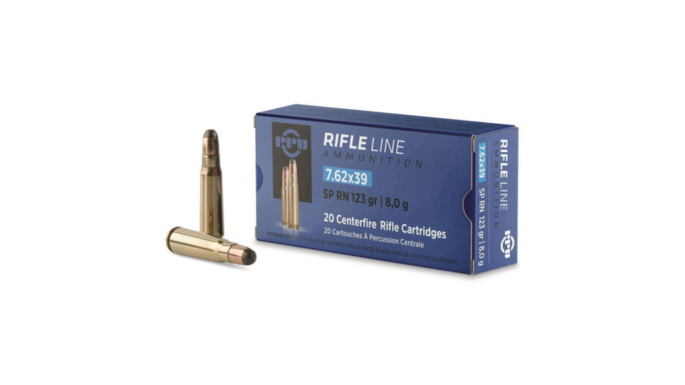 TR&amp;Z PP739P Metric Rifle Rifle Line 7.62x39mm 123 Gr Pointed Soft Point PSP 20