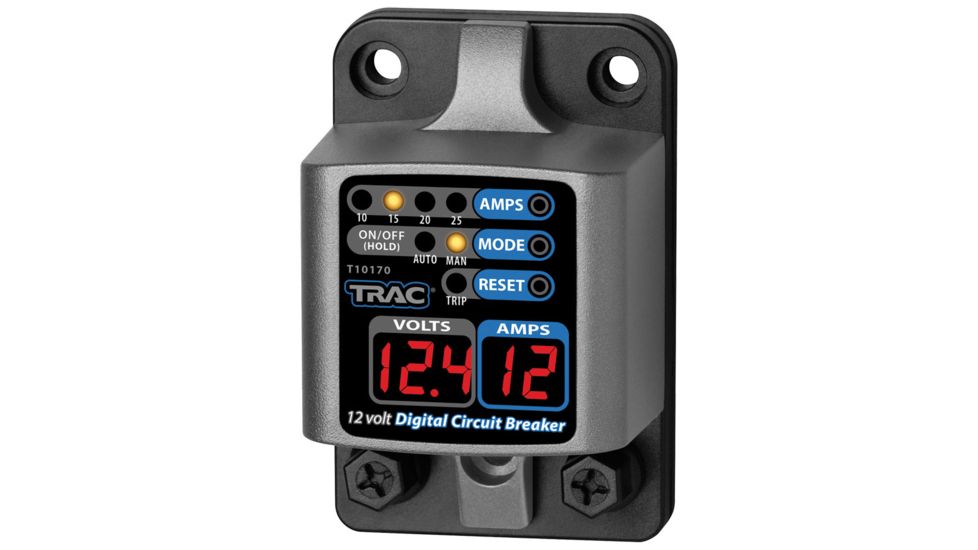 Trac Outdoors Digital Circuit Breaker w/Display, 10-25 amp T10170