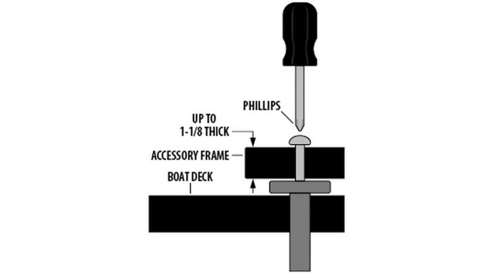 Trac Outdoors Isolator Bolts - 4 Pack T10075