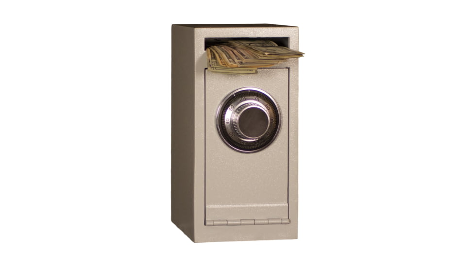 Tracker Safe Deposit Safe w/Dial Lock, Grey, DS120906-DLG