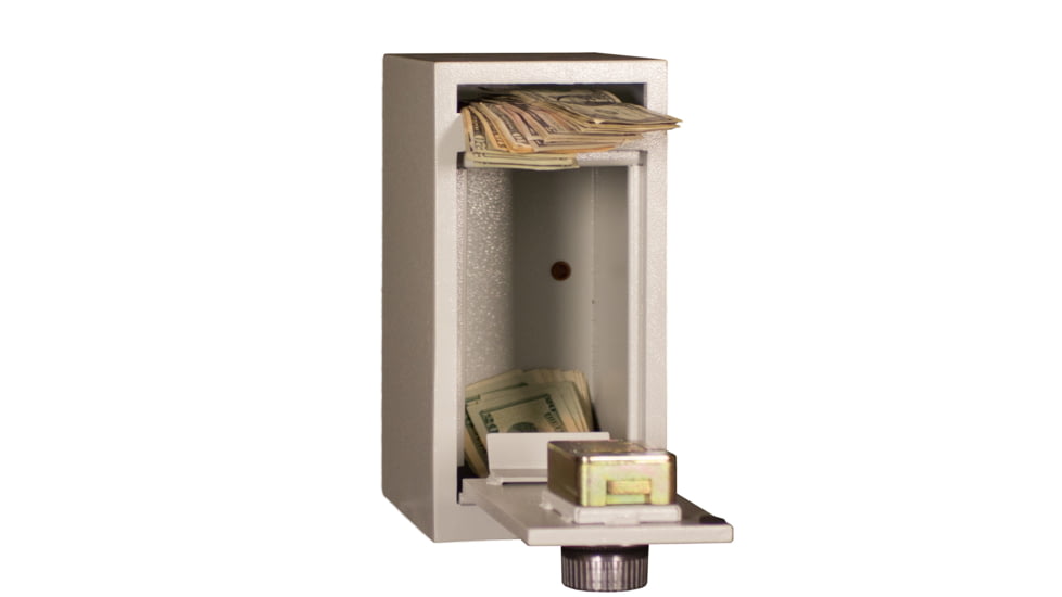 Tracker Safe Deposit Safe w/Dial Lock, Grey, DS120906-DLG
