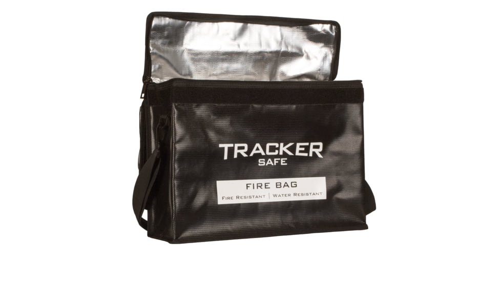Tracker Safe Fire/Water Resistant Bag, Extra Large, Black, FB1612
