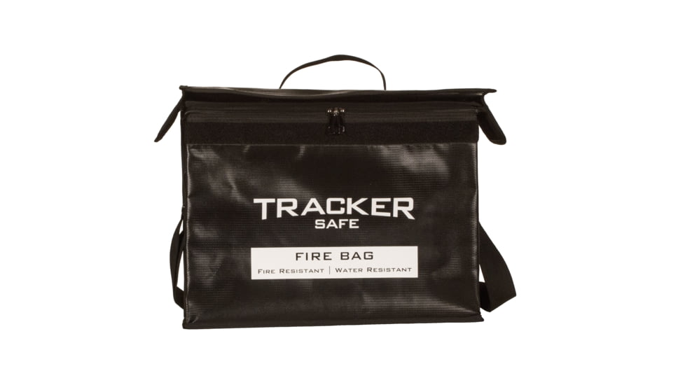 Tracker Safe Fire/Water Resistant Bag, Extra Large, Black, FB1612