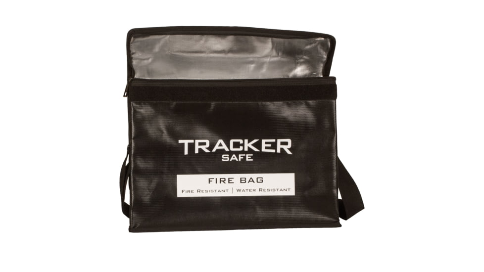 Tracker Safe Fire/Water Resistant Bag, Extra Large, Black, FB1612