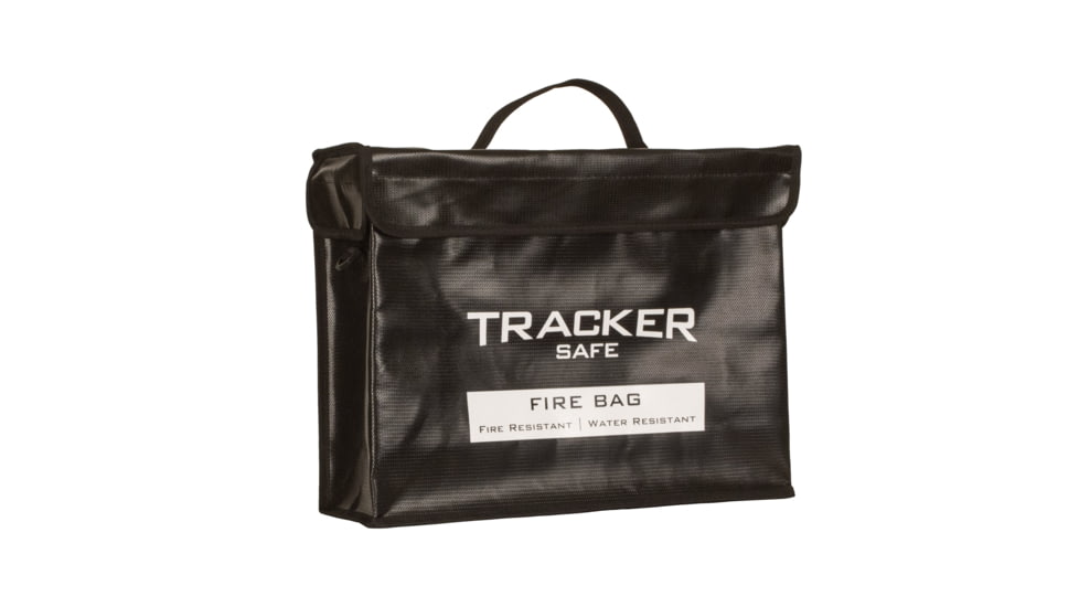 Tracker Safe Fire/Water Resistant Bag, Extra Large, Black, FB1612