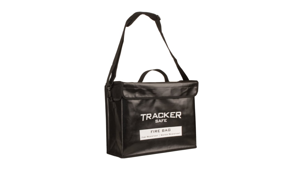 Tracker Safe Fire/Water Resistant Bag, Extra Large, Black, FB1612
