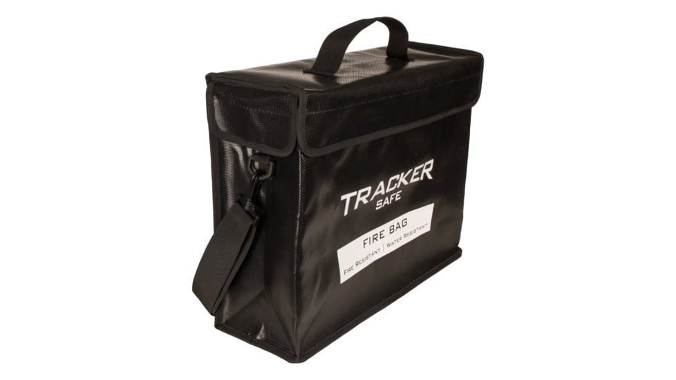 Tracker Safe Fire/Water Resistant Bag, Extra Large, Black, FB1612