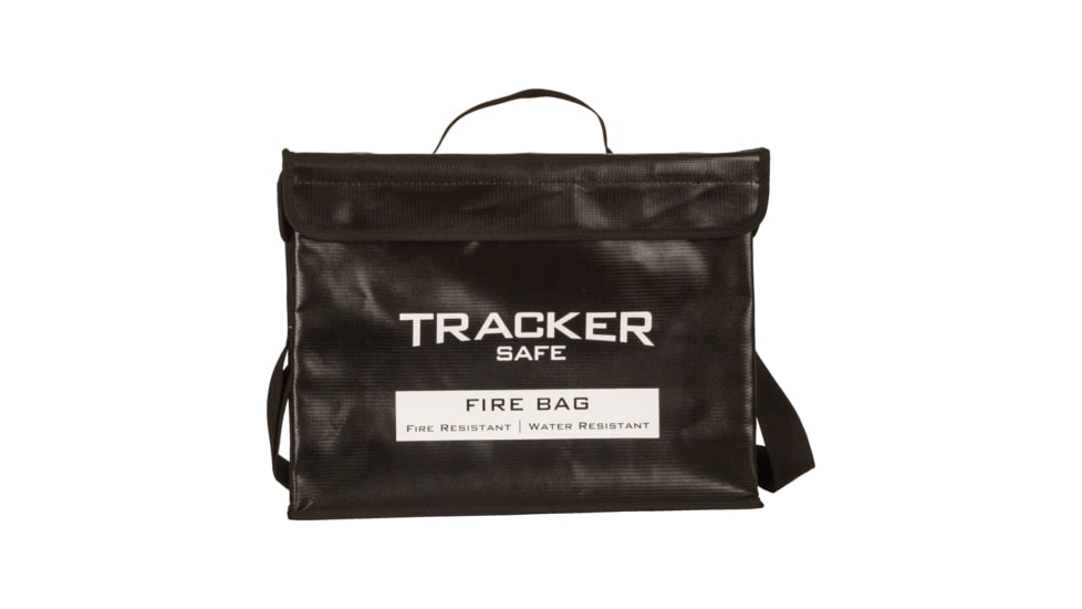 Tracker Safe Fire/Water Resistant Bag, Extra Large, Black, FB1612